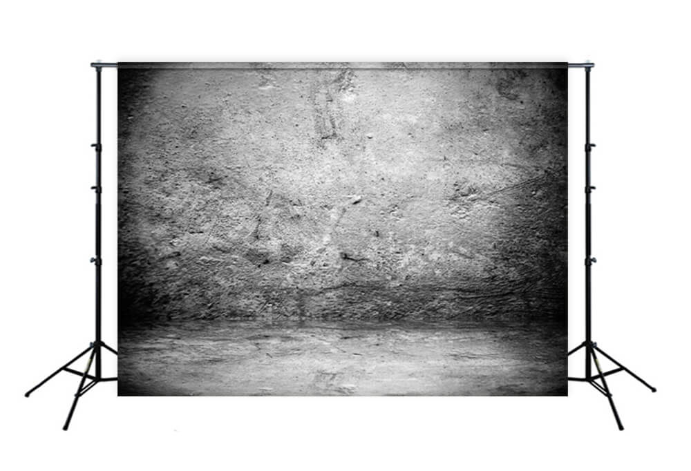 Grunge Concrete Wall Dark Abstract Photo backdrop UK GA-52