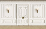 Classic Interior Sconces Door backdrop uk for Photo Studio GA-67