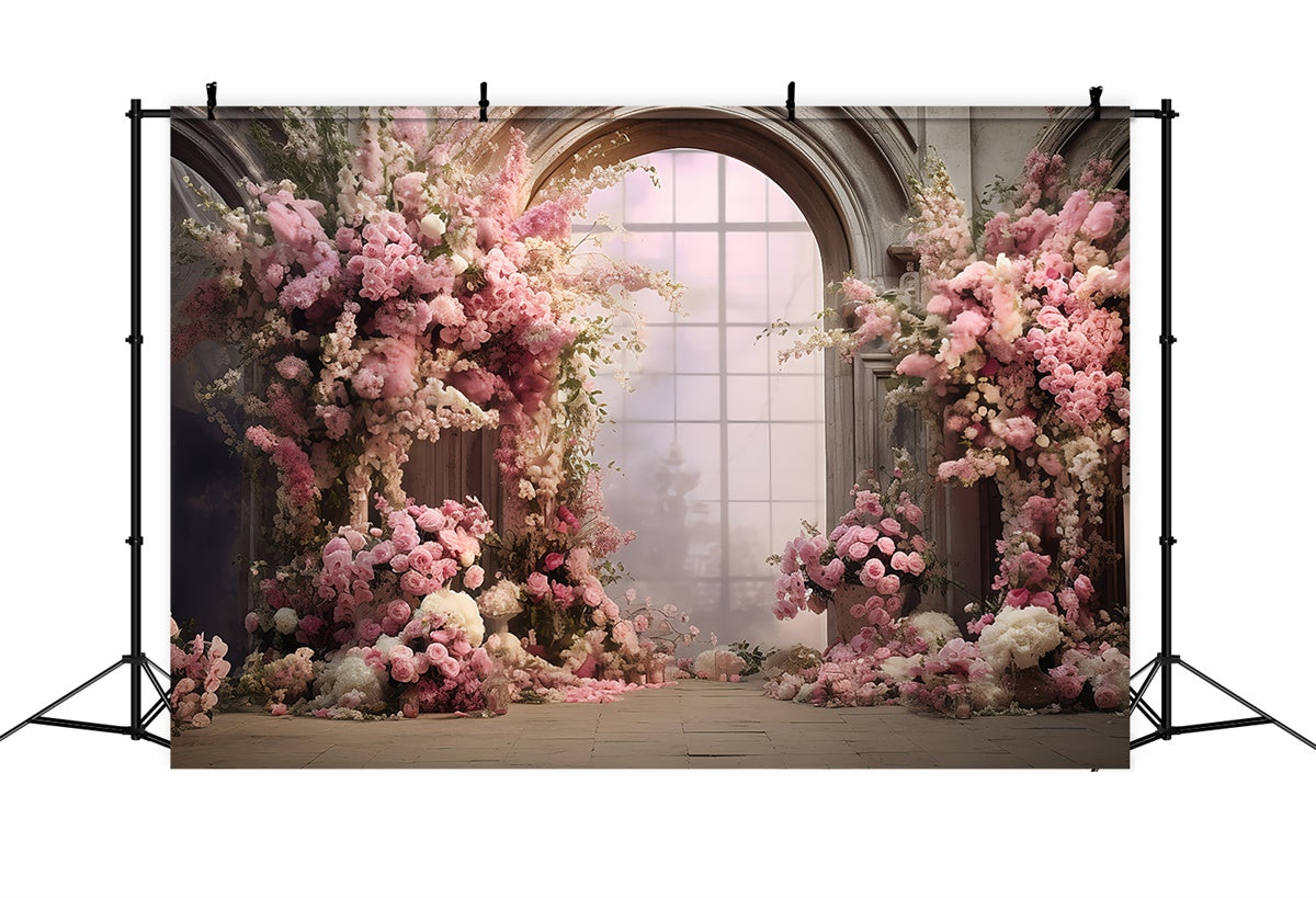 Mother's Day Backdrop Ideas Enchanted Garden Rose Arch Backdrop UK GQ2-158