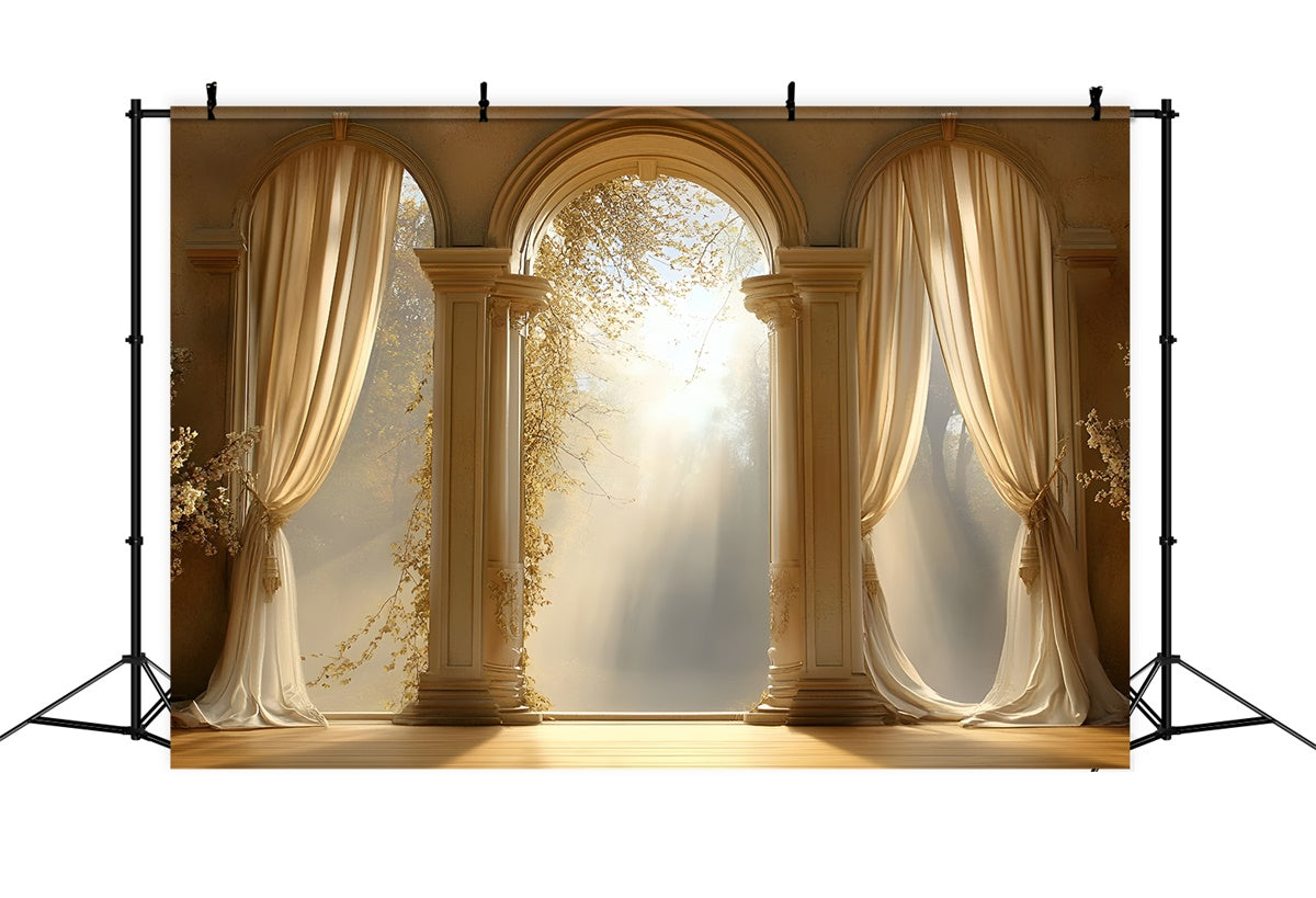 Mothers Day Backdrop Ideas Peaceful Sunlit Archway Backdrop UK GQ2-177