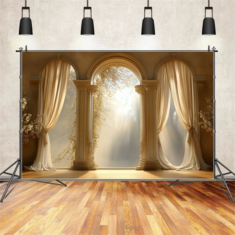 Mothers Day Backdrop Ideas Peaceful Sunlit Archway Backdrop UK GQ2-177