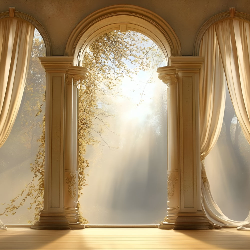 Mothers Day Backdrop Ideas Peaceful Sunlit Archway Backdrop UK GQ2-177