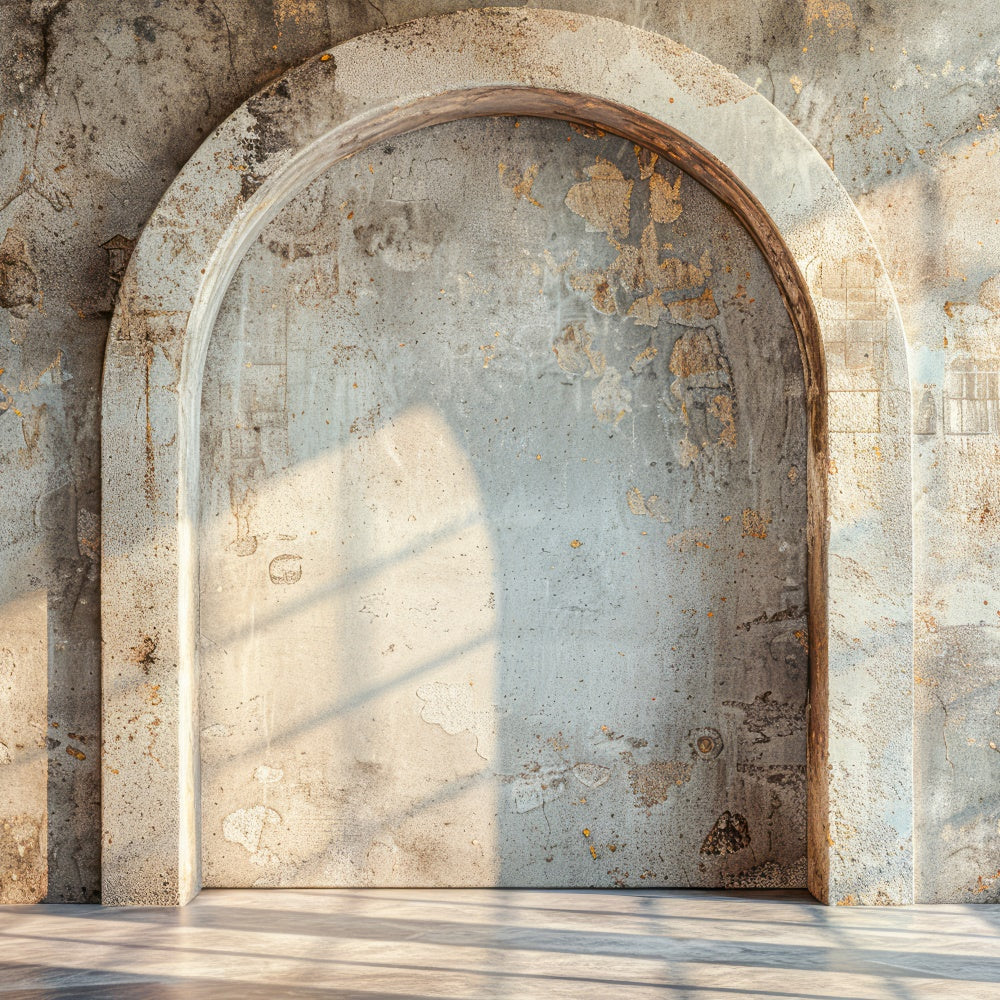 Mothers Day Photo Backdrop Rustic Stone Arch Sunlight Backdrop UK GQ2-180