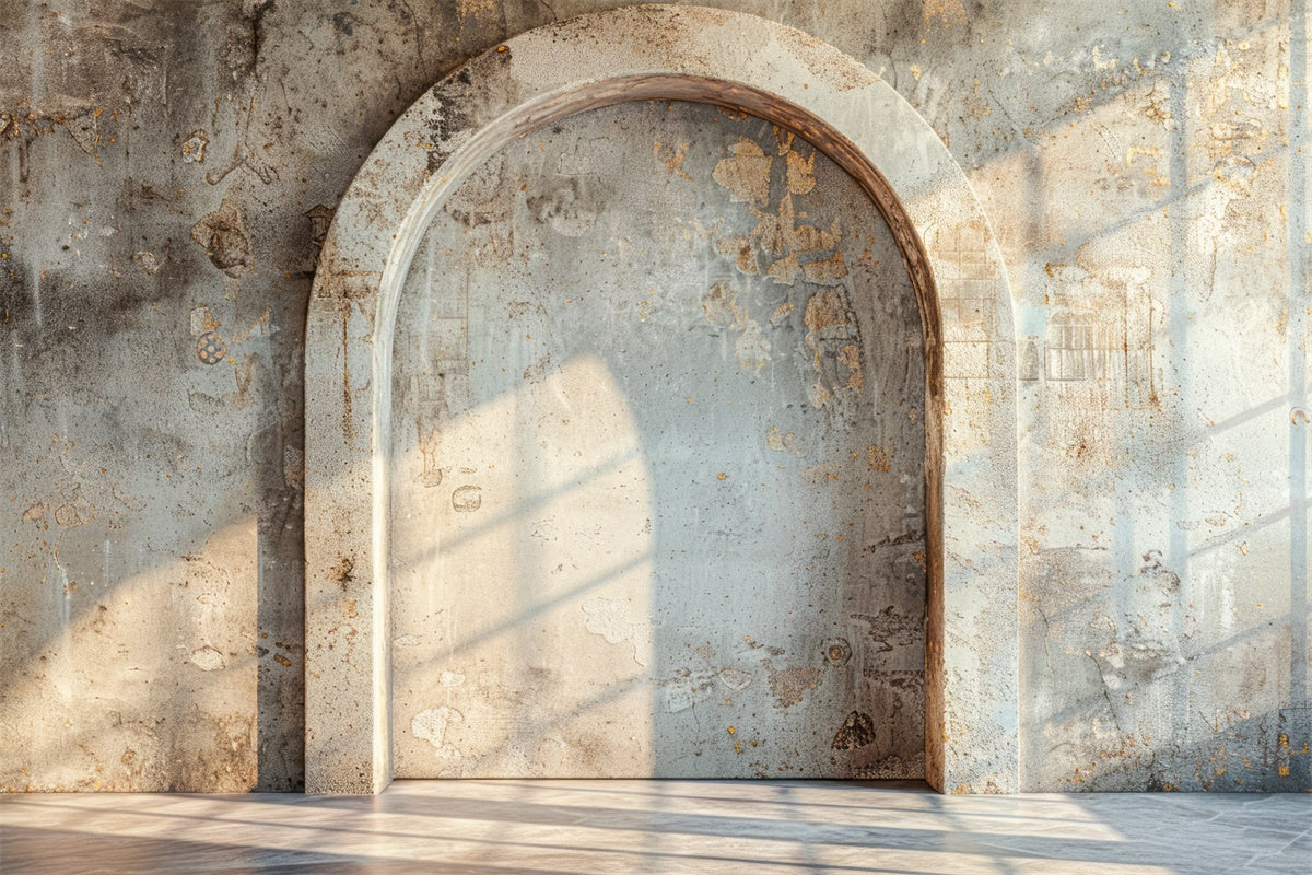 Mothers Day Photo Backdrop Rustic Stone Arch Sunlight Backdrop UK GQ2-180