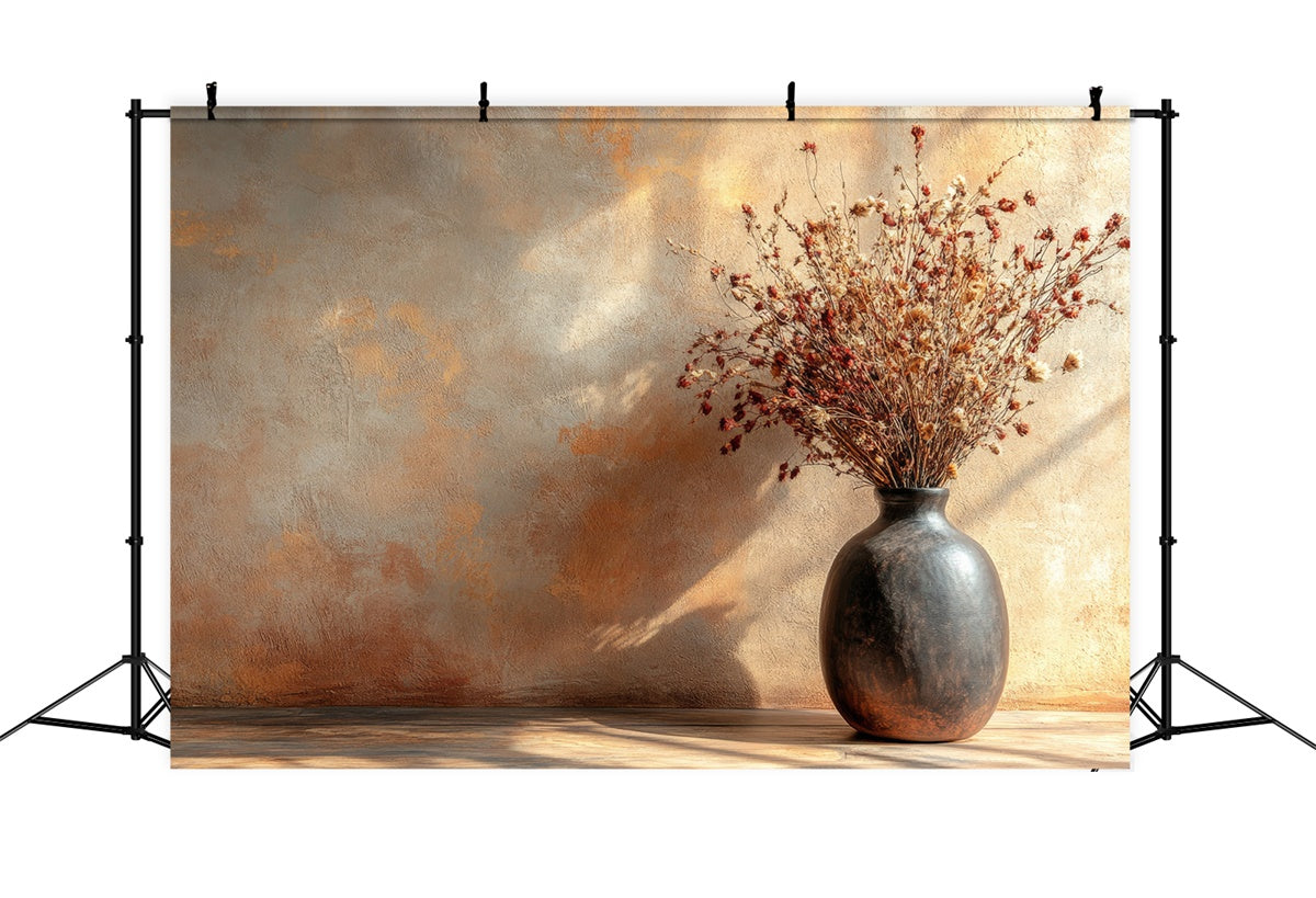 Mother's Day Backdrop Rustic Earthy Terracotta Vase Backdrop UK GQ2-193