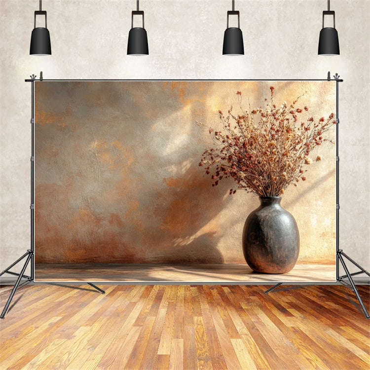 Mother's Day Backdrop Rustic Earthy Terracotta Vase Backdrop UK GQ2-193