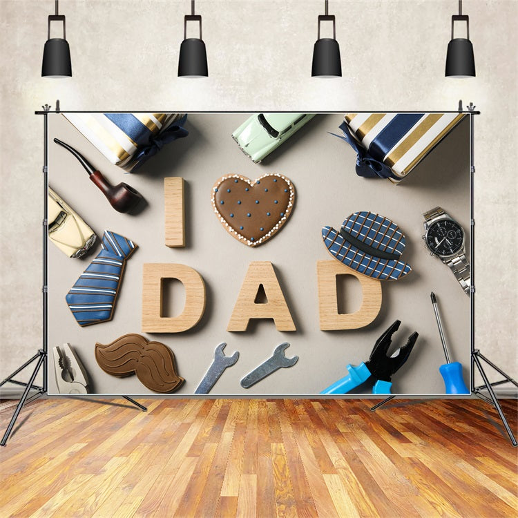 Fathers Day Backdrops Dad Ever Tool Set Backdrop UK GQ2-208