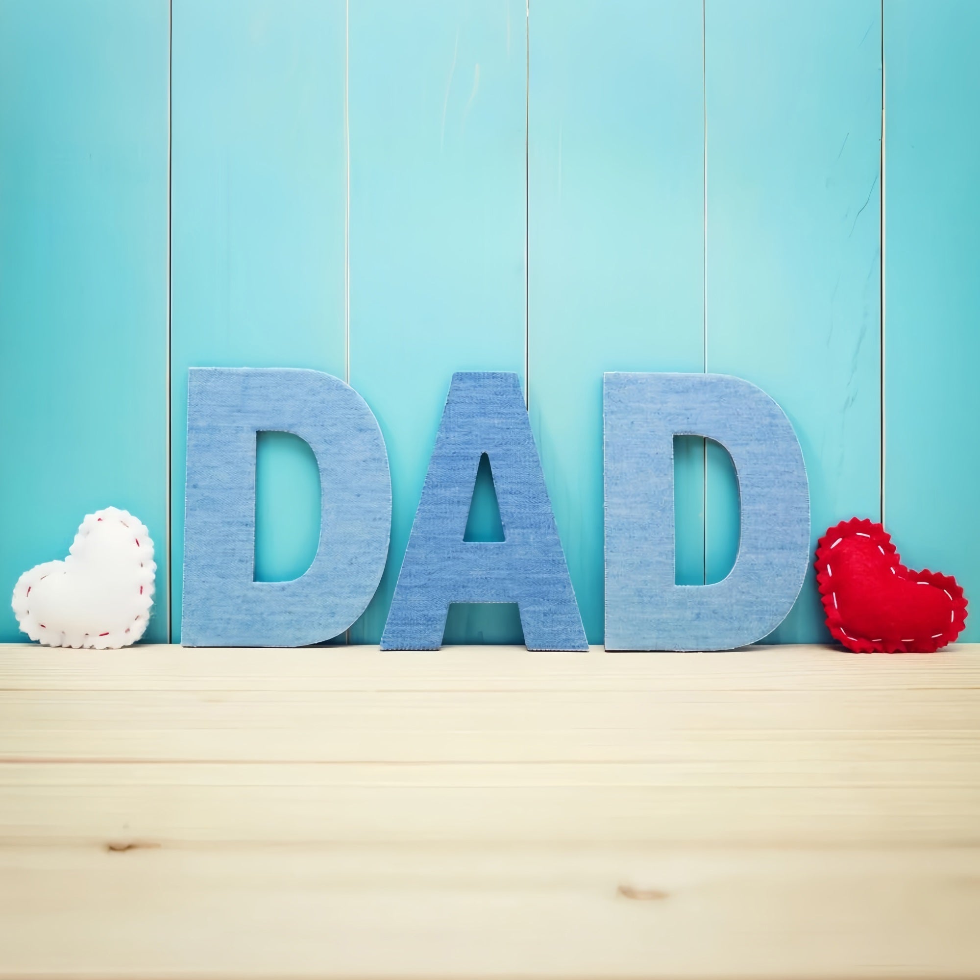 Father's Day Backdrops Wooden Denim Dad Backdrop UK GQ2-209