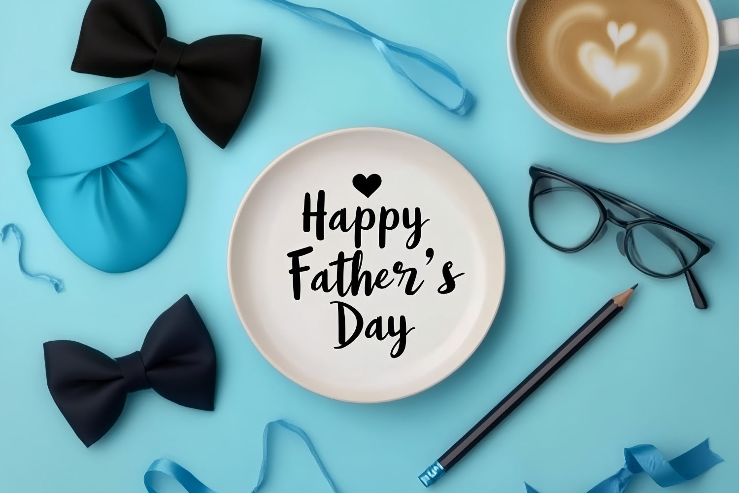 Fathers Day Photo Backdrop Ideas Blue Celebration Backdrop UK GQ2-231