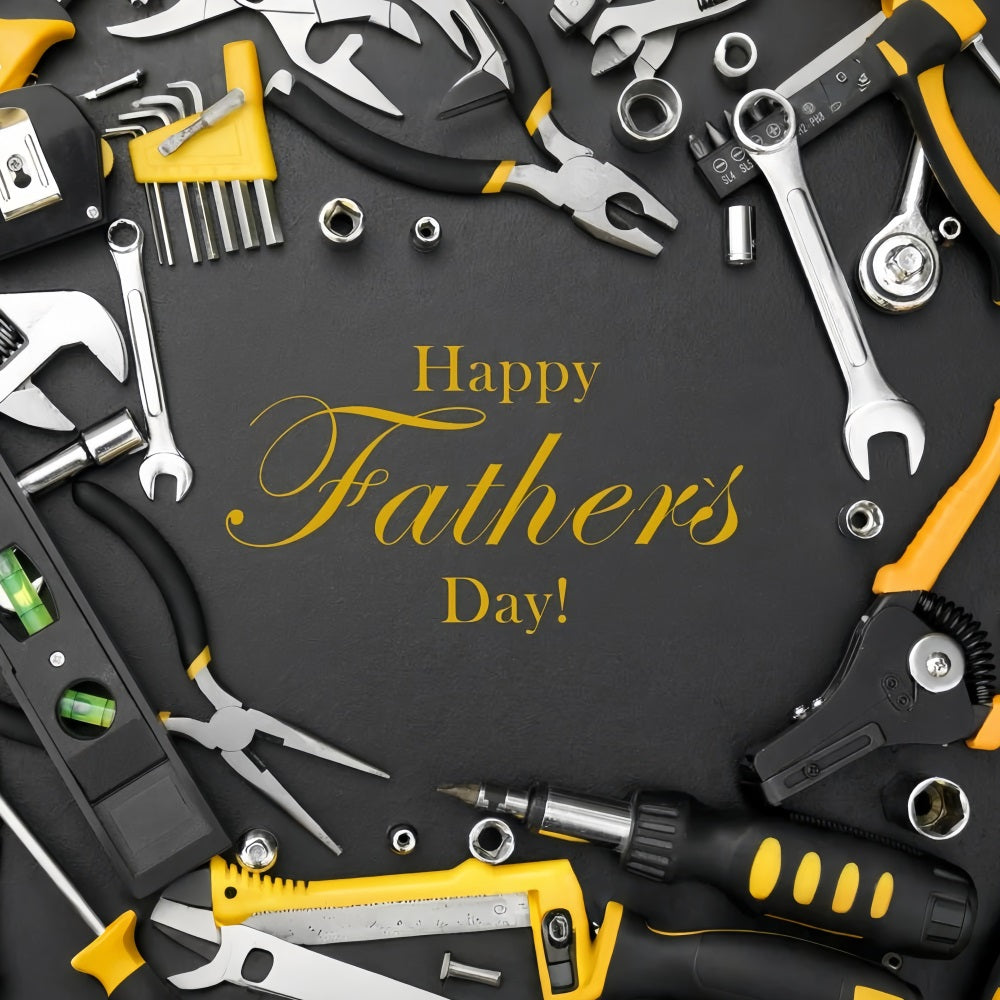 Fathers Day Photo Backdrop Industrial Tools Theme Backdrop UK GQ2-232