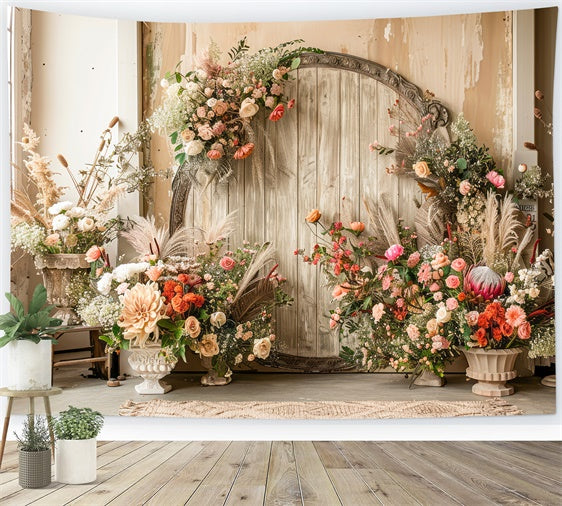 Boho Backdrop Dreamy Floral Pastels Photography Backdrop UK GQ2-30