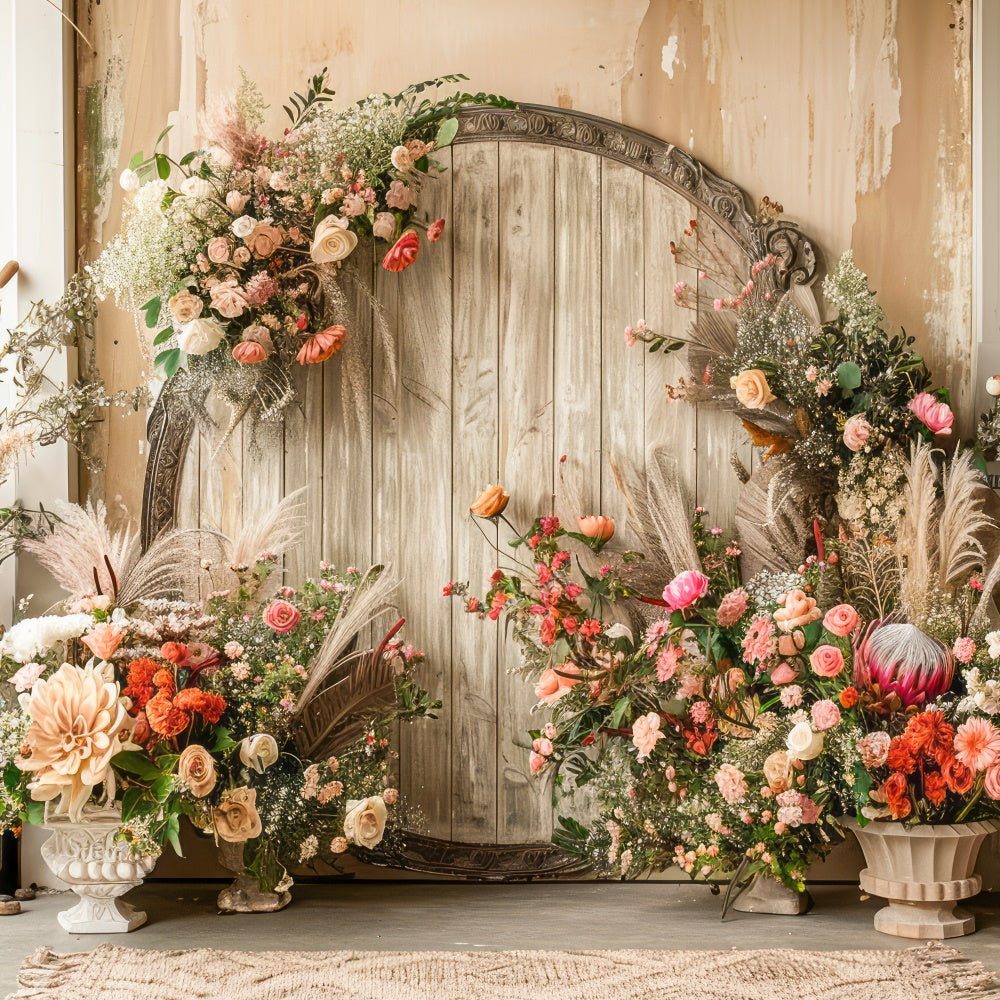 Boho Backdrop Dreamy Floral Pastels Photography Backdrop UK GQ2-30