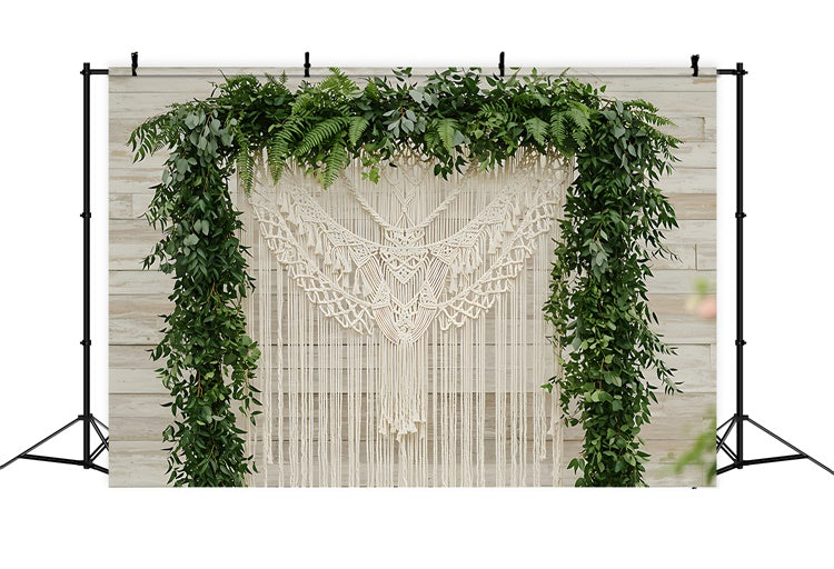 Boho Backdrop Macrame Leaf Archway Decor Backdrop UK GQ2-76