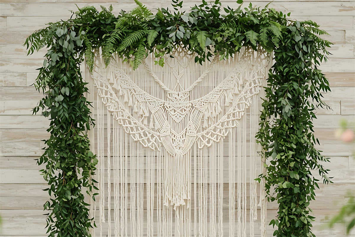 Boho Backdrop Macrame Leaf Archway Decor Backdrop UK GQ2-76