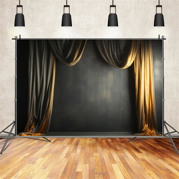 Mother's Day Backdrop Ideas Luxury Black Gold Curtain Backdrop UK GQ2-92