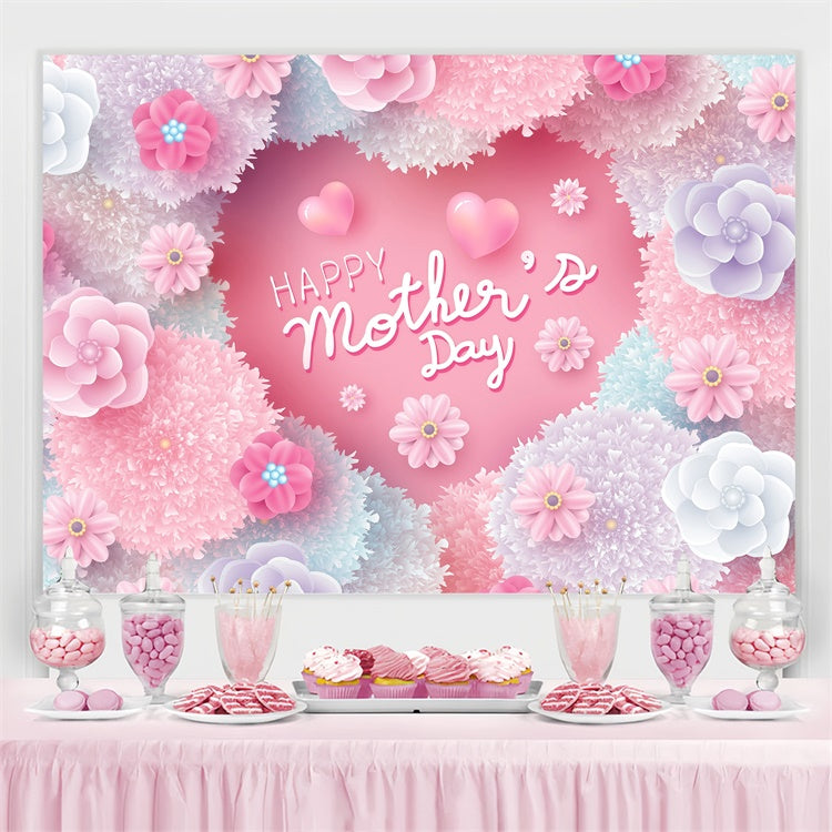 Mothers Day Backdrop Ideas Enchanted Pastel Floral Custom Backdrop UK GQ3-170