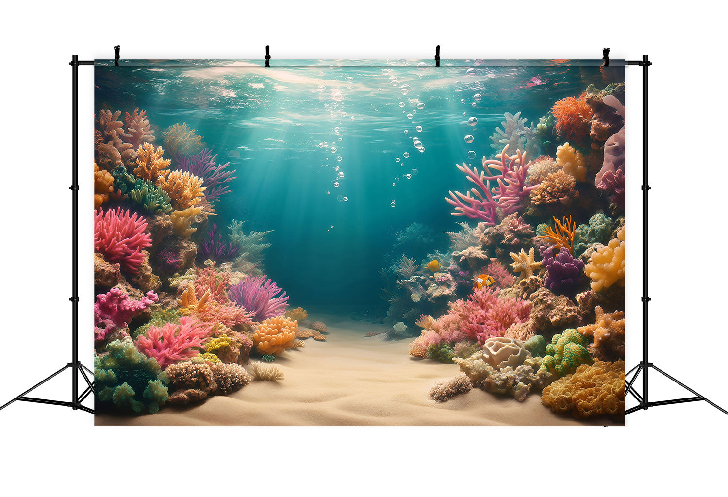 Beach Photo Backdrops Summer Coral Paradise Backdrop UK GQ4-281