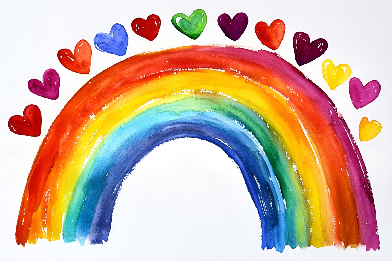 Rainbow Backdrop Rainbow Heart Magic Children Backdrops UK GQ5-143