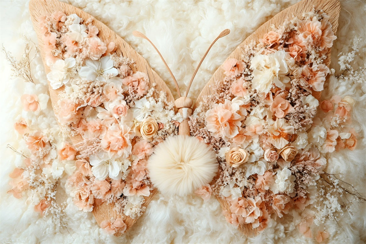 Butterfly Photo Backdrop Dreamy Petal Wings Kids Backdrop UK GQ5-151