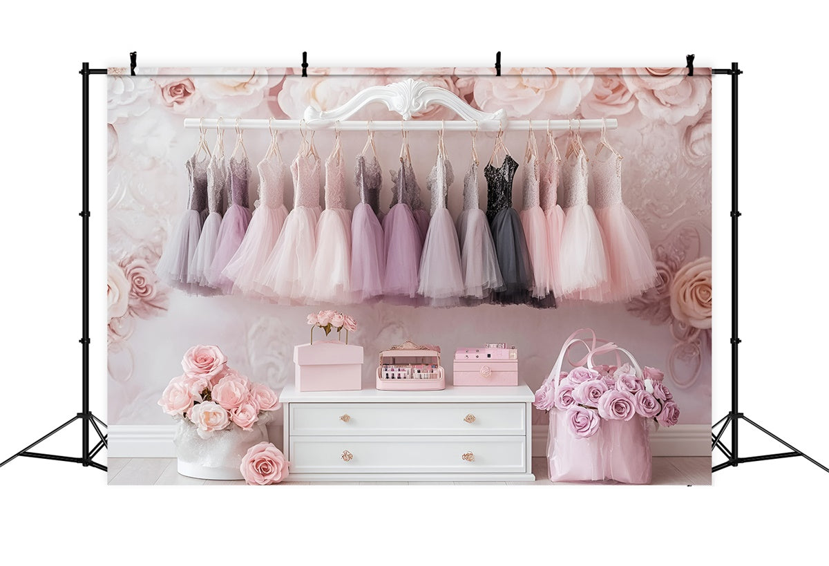 Photography Backdrops For Kids Ballet Closet Dreams Backdrop UK GQ5-168