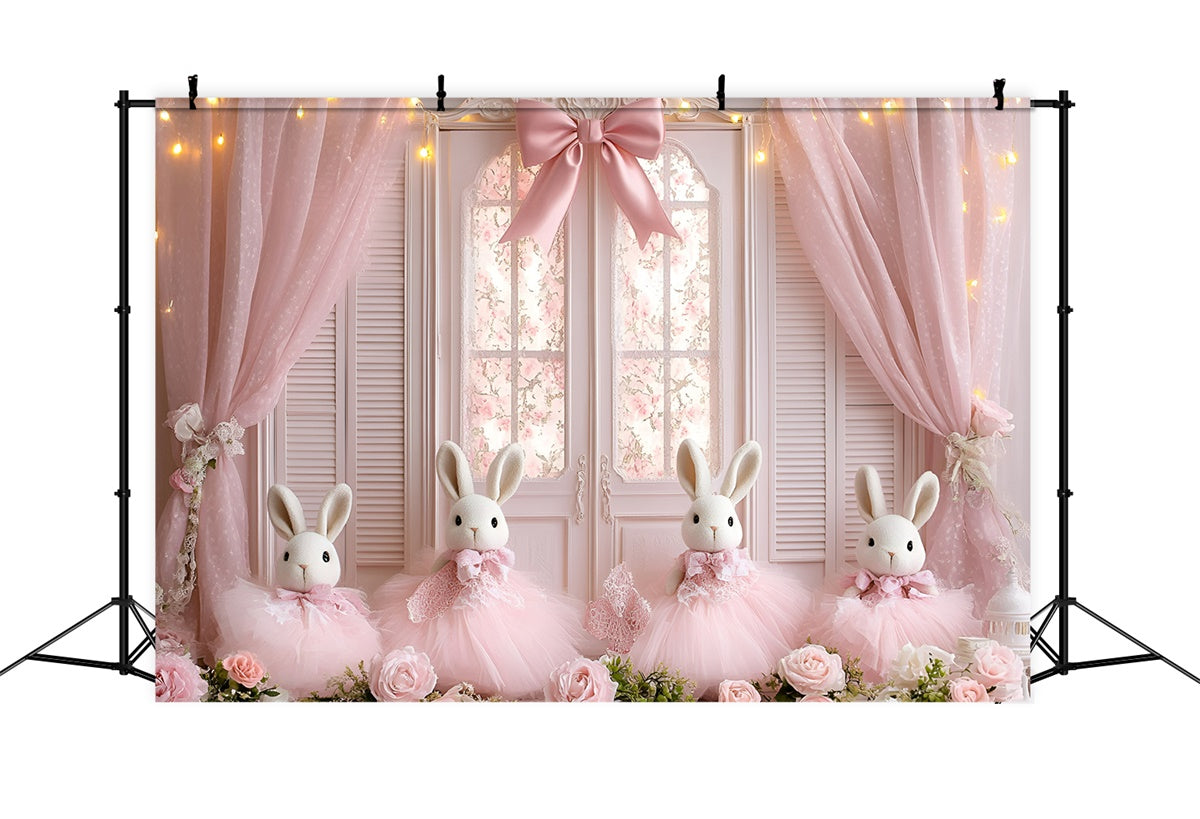 Newborn Photoshoot Backdrop Rosy Rabbit Princess Backdrop UK GQ5-175