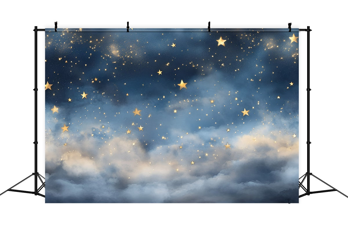 Starry Sky Backdrop Glowing Stars Dreamy Sky Backdrop UK GQ5-57