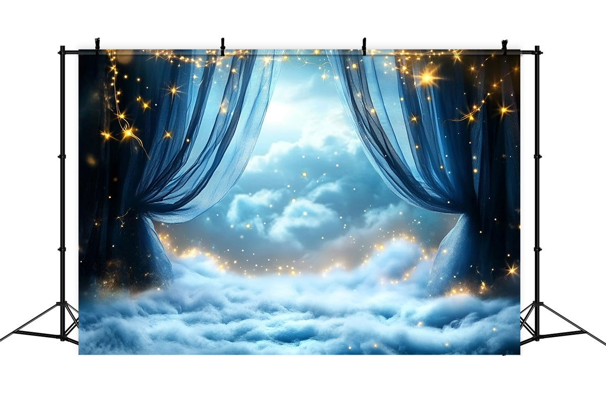 Starry Sky Backdrop Drapes Star Cloud Fantasy Backdrop UK GQ5-66