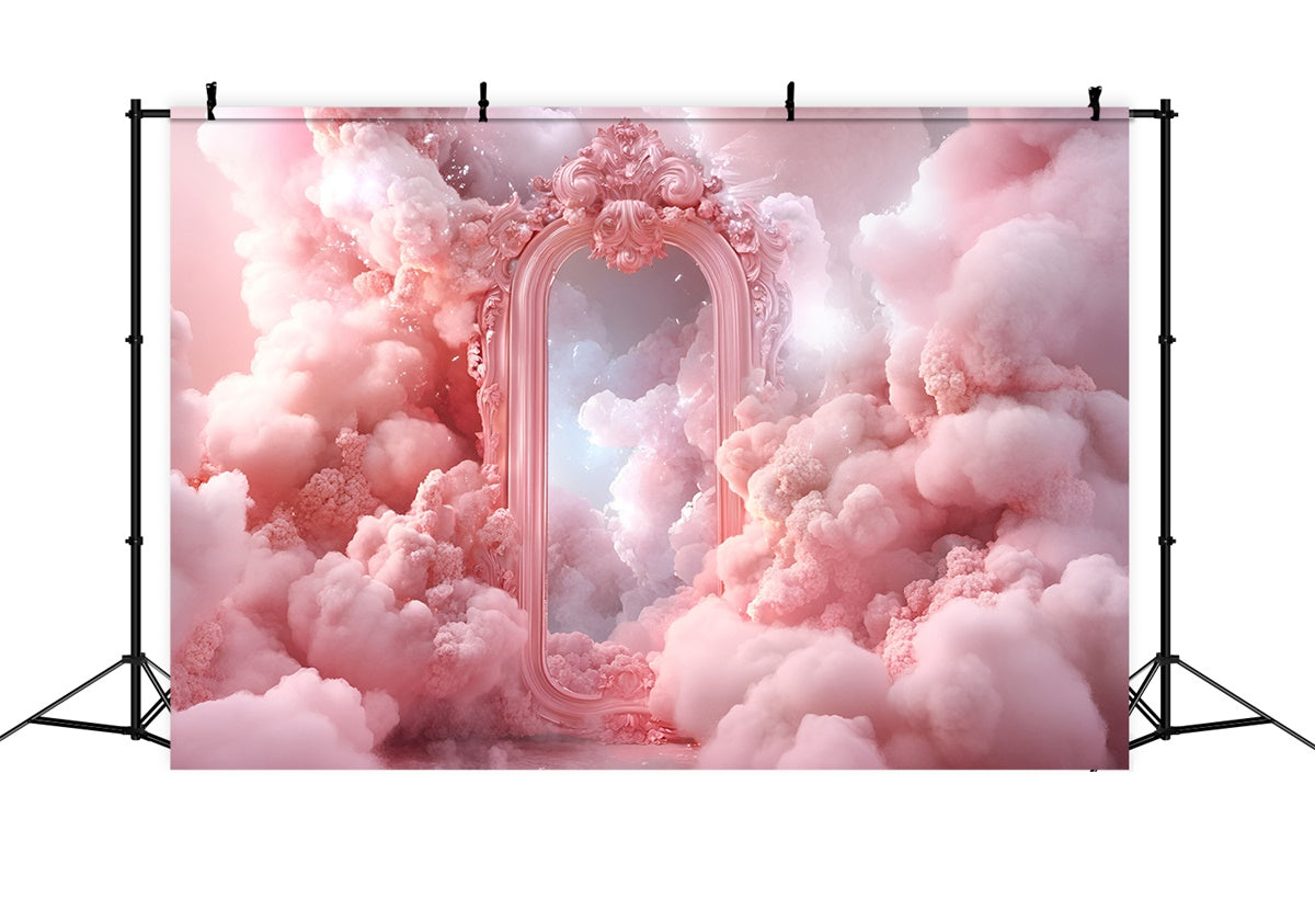 Clouds Backdrop Fantasy Cloud Baroque Mirror Backdrop UK GQ57-128