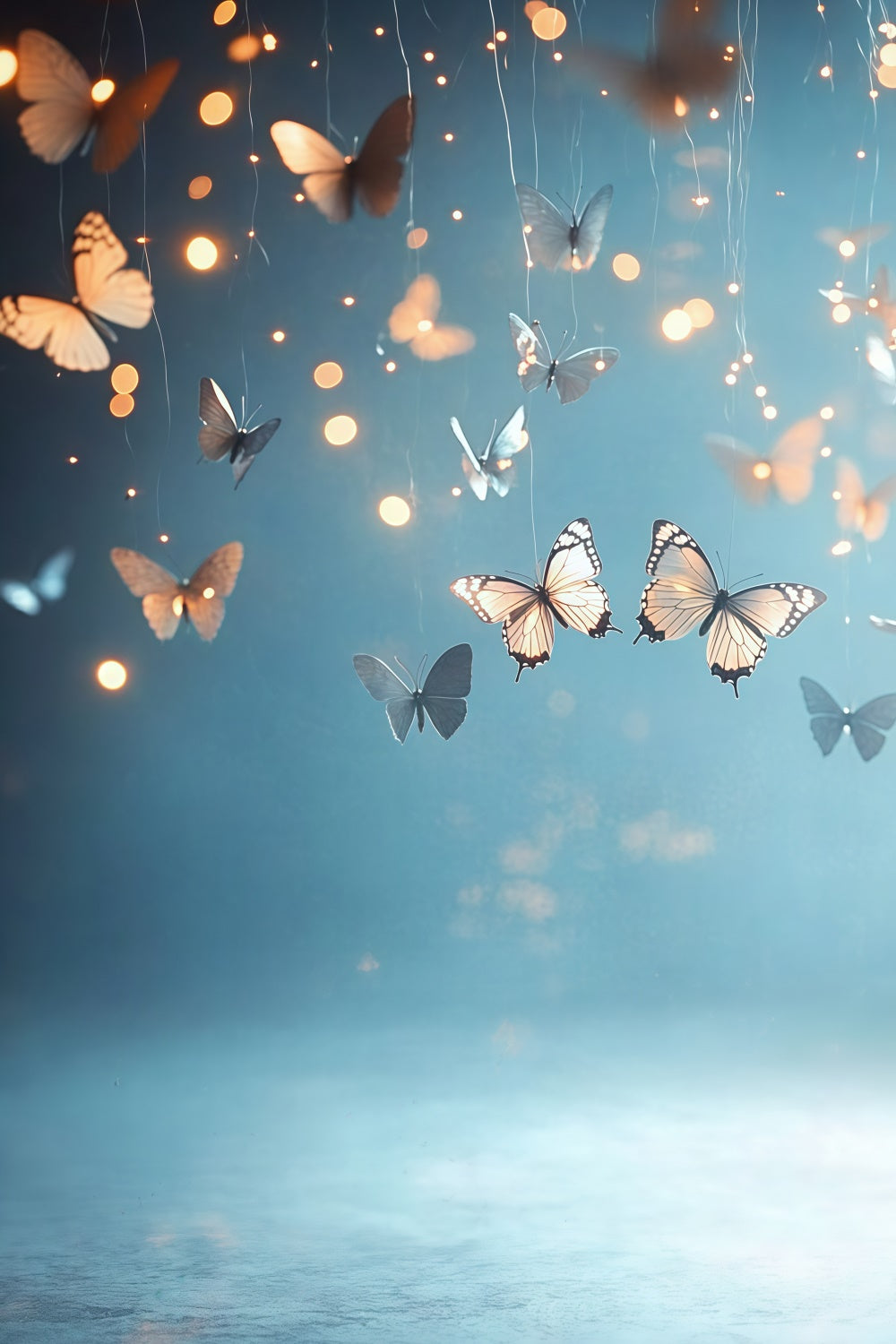 Artistic Backdrops Twinkle Butterfly Flight Cloth Backdrop UK GQ57-194