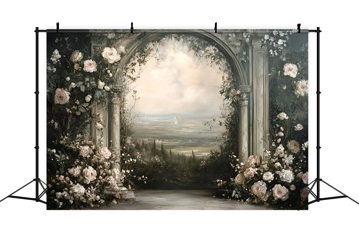 Artistic Backdrops Bloom Balcony Vista Cloth Backdrop UK GQ57-198