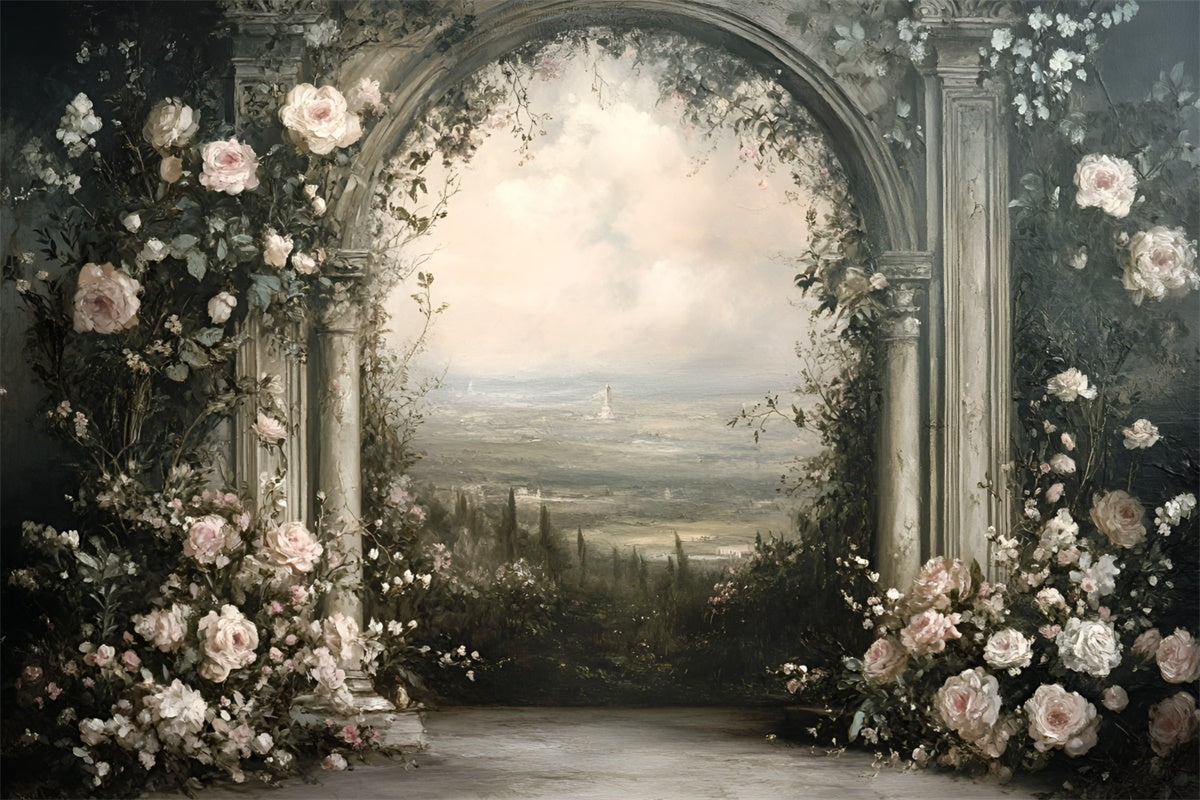 Artistic Backdrops Bloom Balcony Vista Cloth Backdrop UK GQ57-198