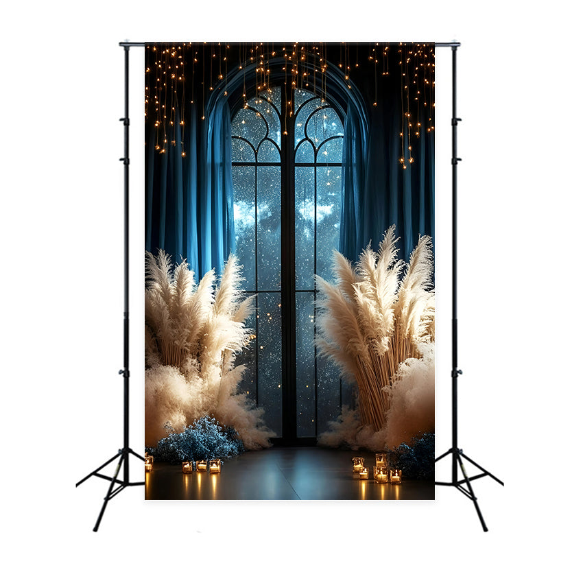 Bohemian Style Backdrop Night Garden Magic Backdrop UK GQ57-221