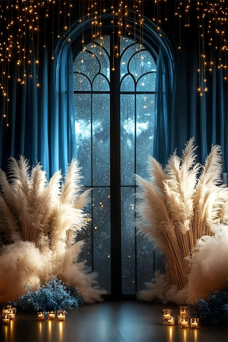 Bohemian Style Backdrop Night Garden Magic Backdrop UK GQ57-221