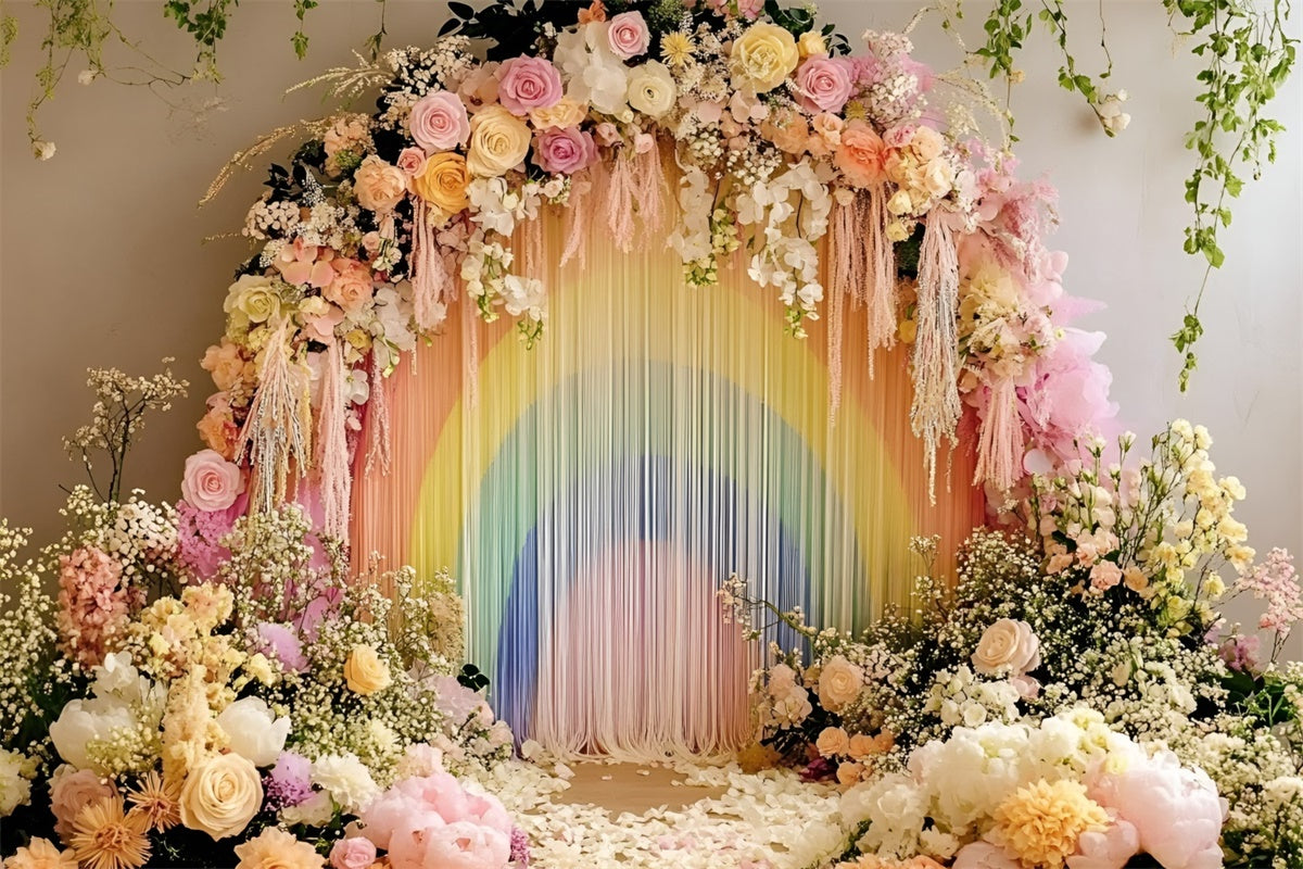 Bohemian Backdrop Pastel Festival Archway Backdrop UK GQ57-224
