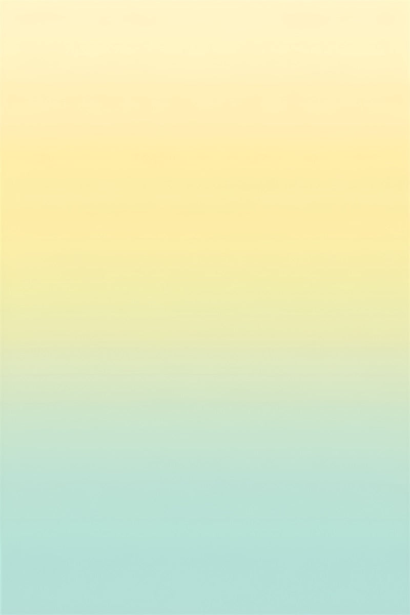 Gradient Backdrop Soft Yellow to Aqua Pastel Gradient Professional Portrait Background UK GQ58-61