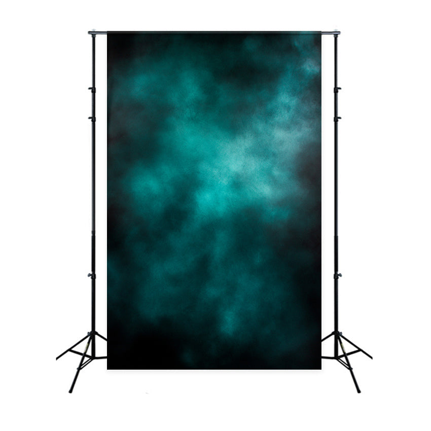 Teal Backdrop Dark Teal Cloudy Gradient Backdrop studio Portrait Background UK GQ58-85