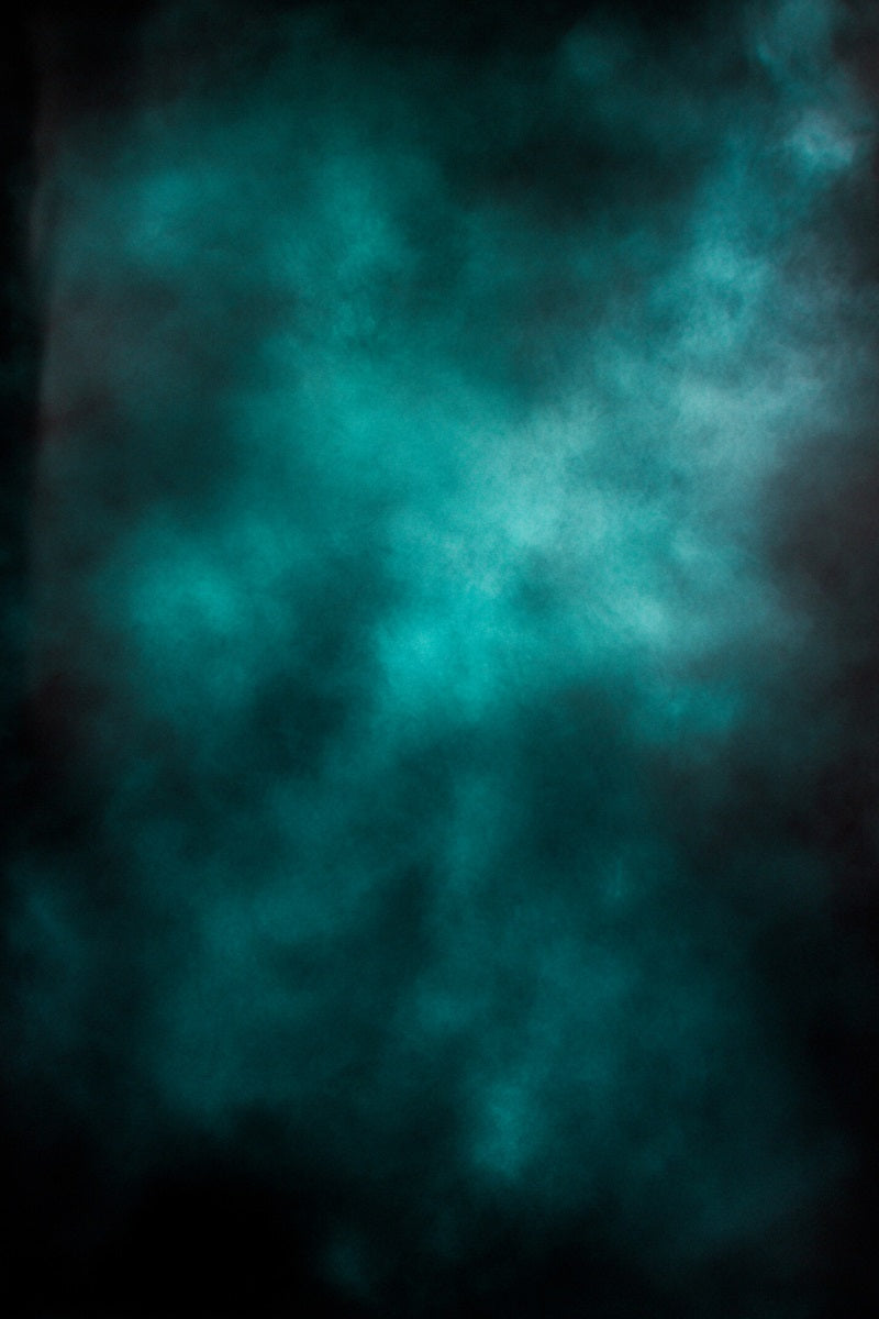 Teal Backdrop Dark Teal Cloudy Gradient Backdrop studio Portrait Background UK GQ58-85