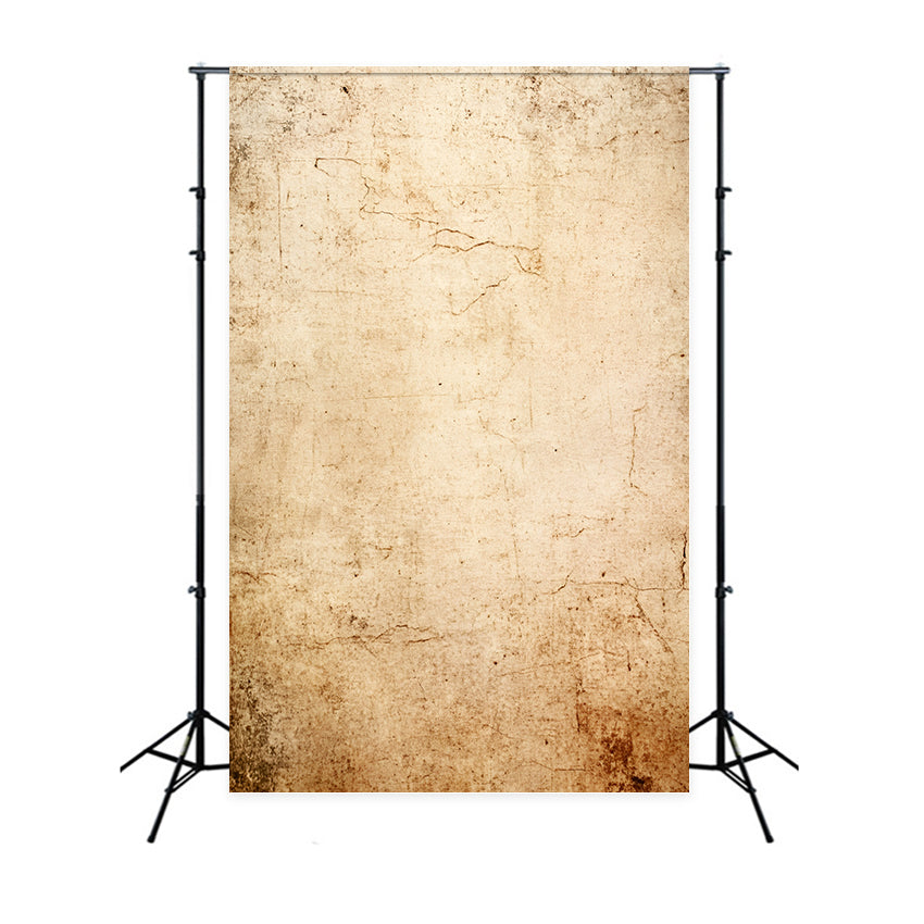 Grunge Backdrop Aged Beige Distressed Wall Texture Backgrounds for Portraits UK GQ58-89