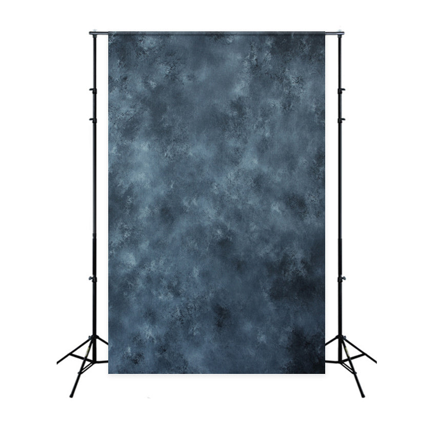 Yearbook Backdrop Dark Stormy Blue Marbleized Effect Portrait Studio Backdrop UK GQ58-95