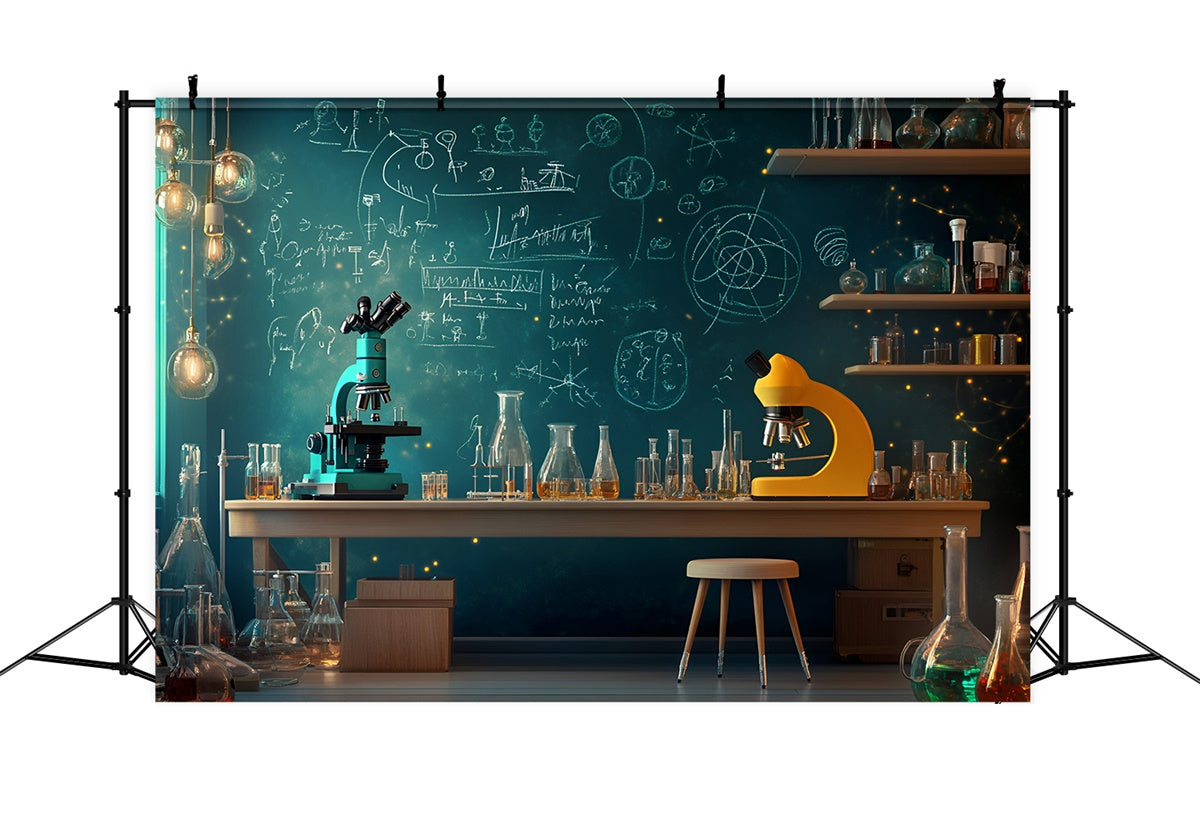 Chemistry Backdrop Science Lab Discovery Backdrop UK GQ6-166
