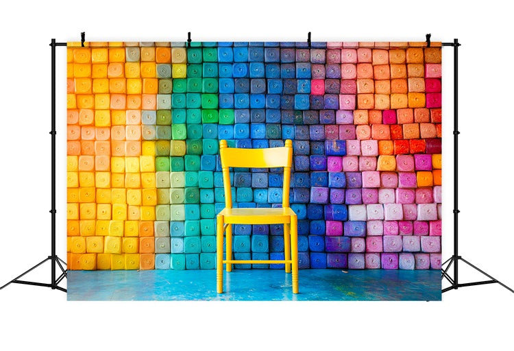 Back To School Backdrops Colorful Creative Space Backdrop UK GQ6-178