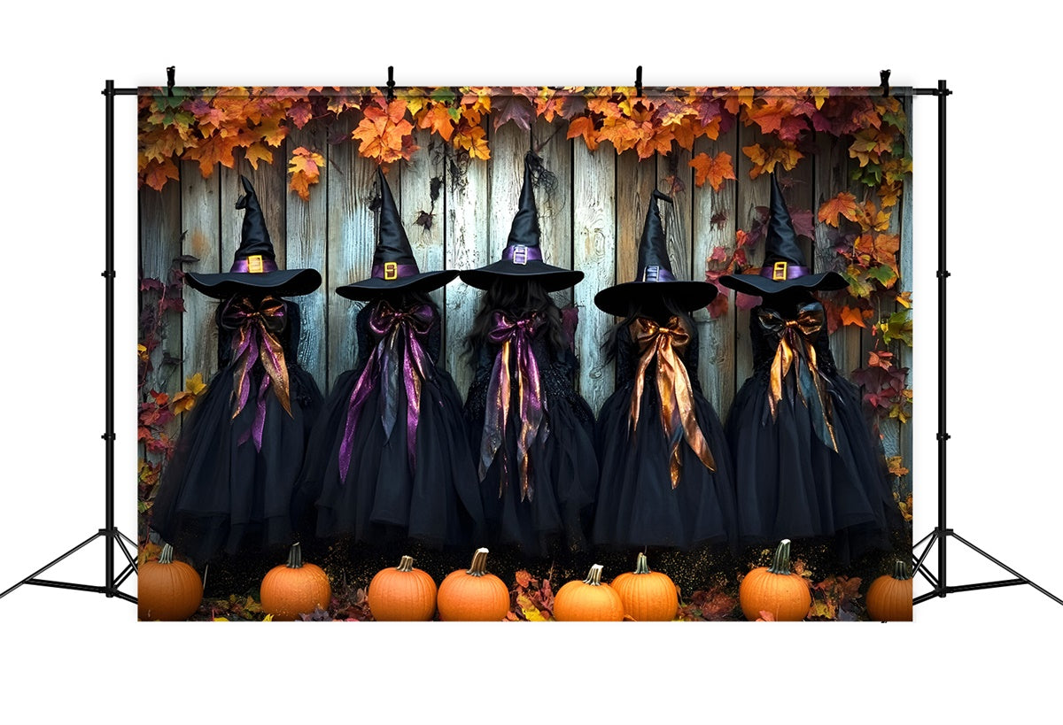 Halloween Witch Backdrop Spooky Witch Wardrobe Backdrop UK GQ6-251
