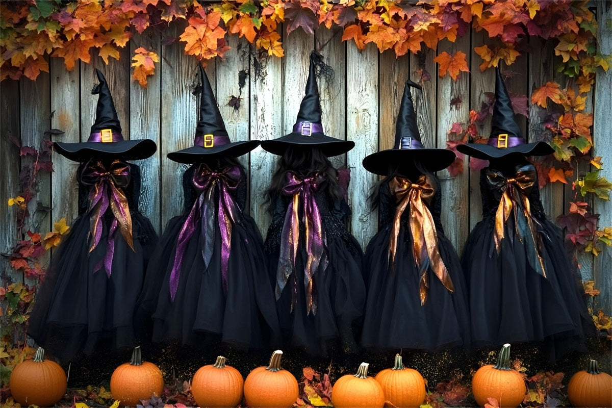 Halloween Witch Backdrop Spooky Witch Wardrobe Backdrop UK GQ6-251