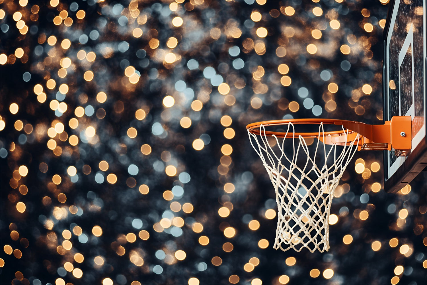Sports Photo Backdrops Starry Hoops Moment Backdrop UK GQ6-258