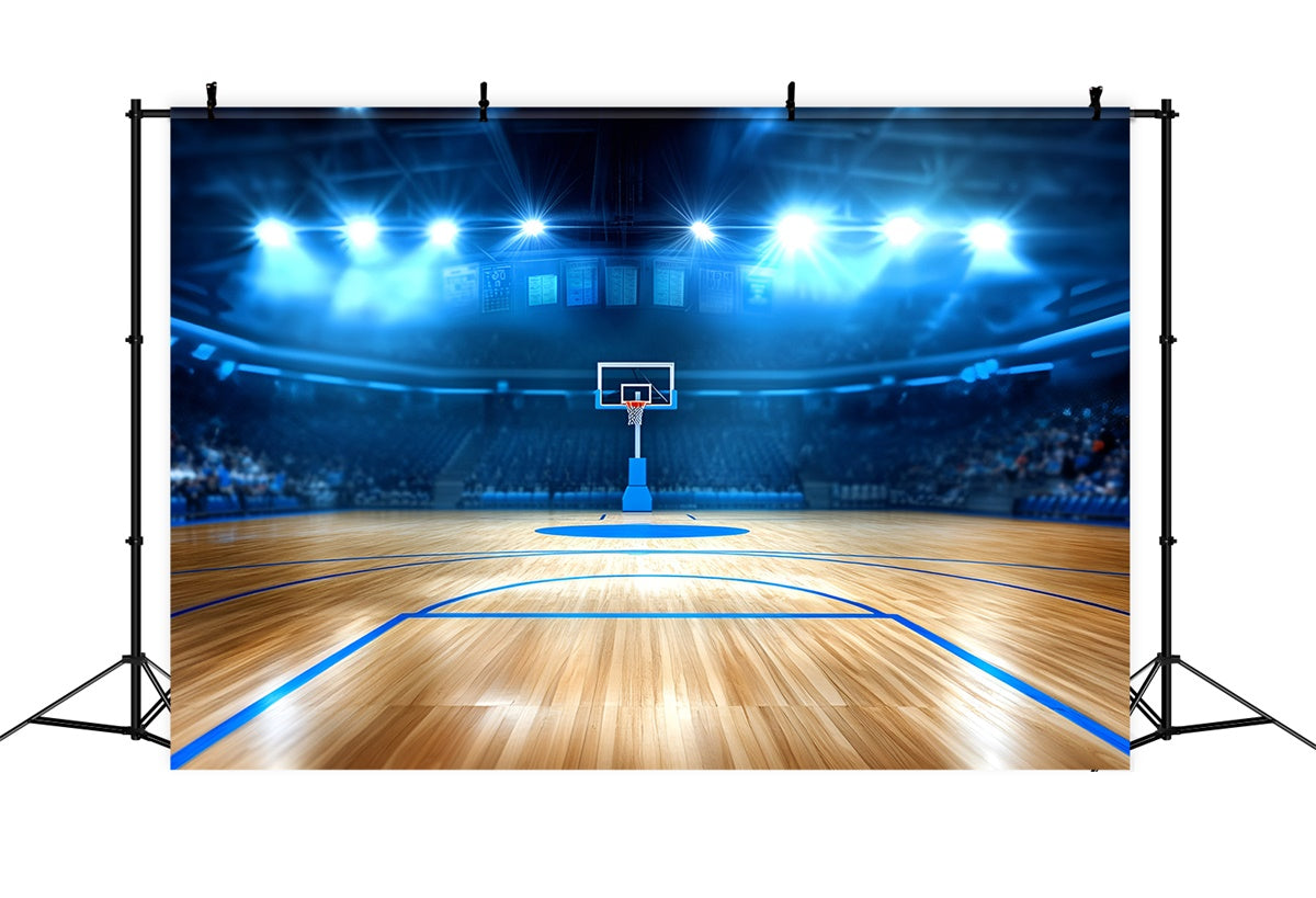 Basketball Backdrops Pro Court Spotlight Backdrop UK GQ6-263