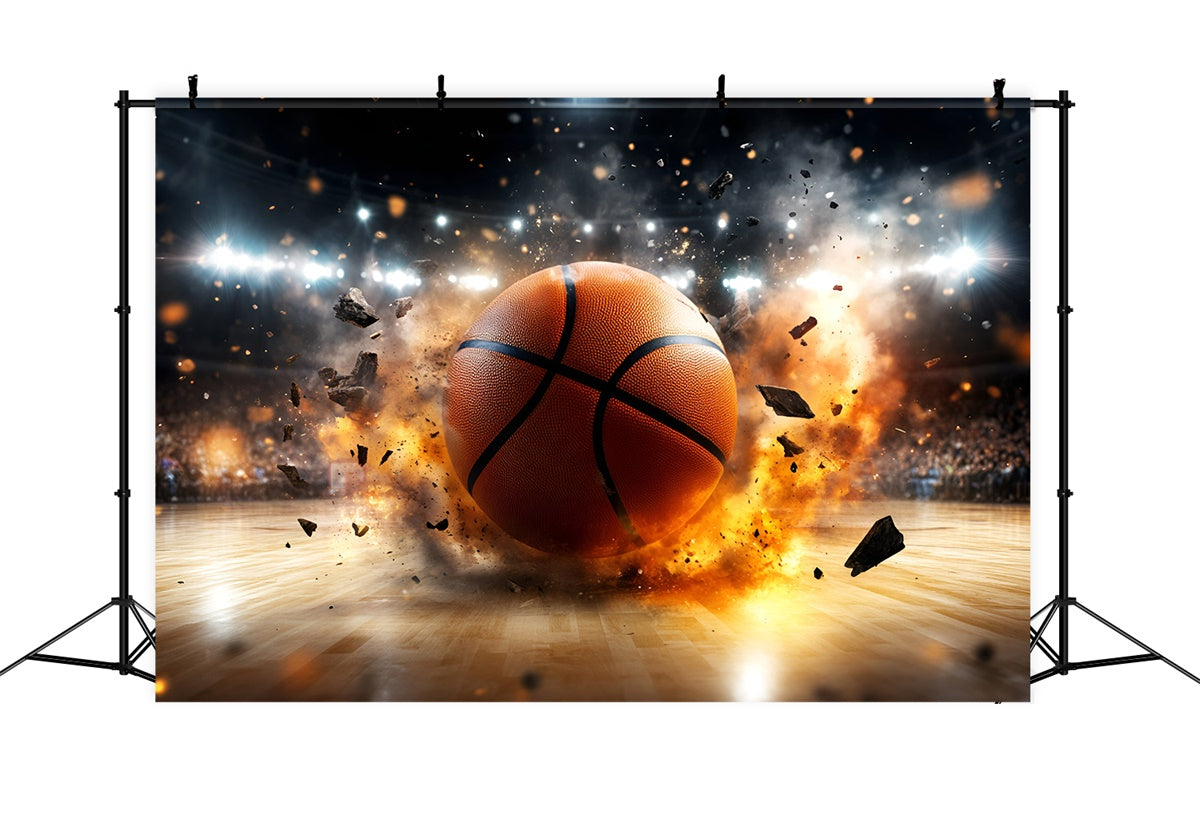 Basketball Photography Backdrop Power Shot Energy Backdrop UK GQ6-271