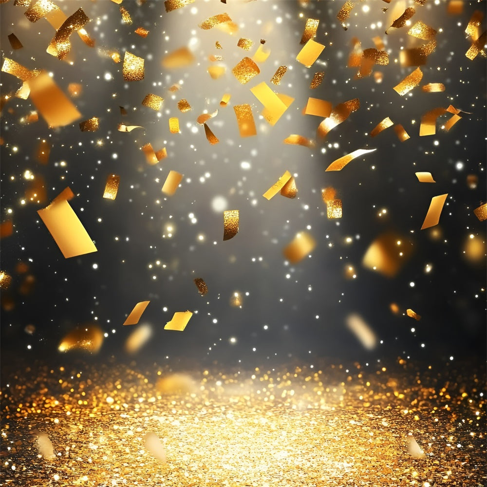 Sports Backdrop Golden Confetti Spotlight Backdrop UK GQ6-287