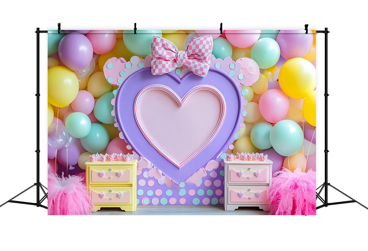 Birthday Photo Backdrop Balloon Dreamy Dot Backdrop UK GQ6-343