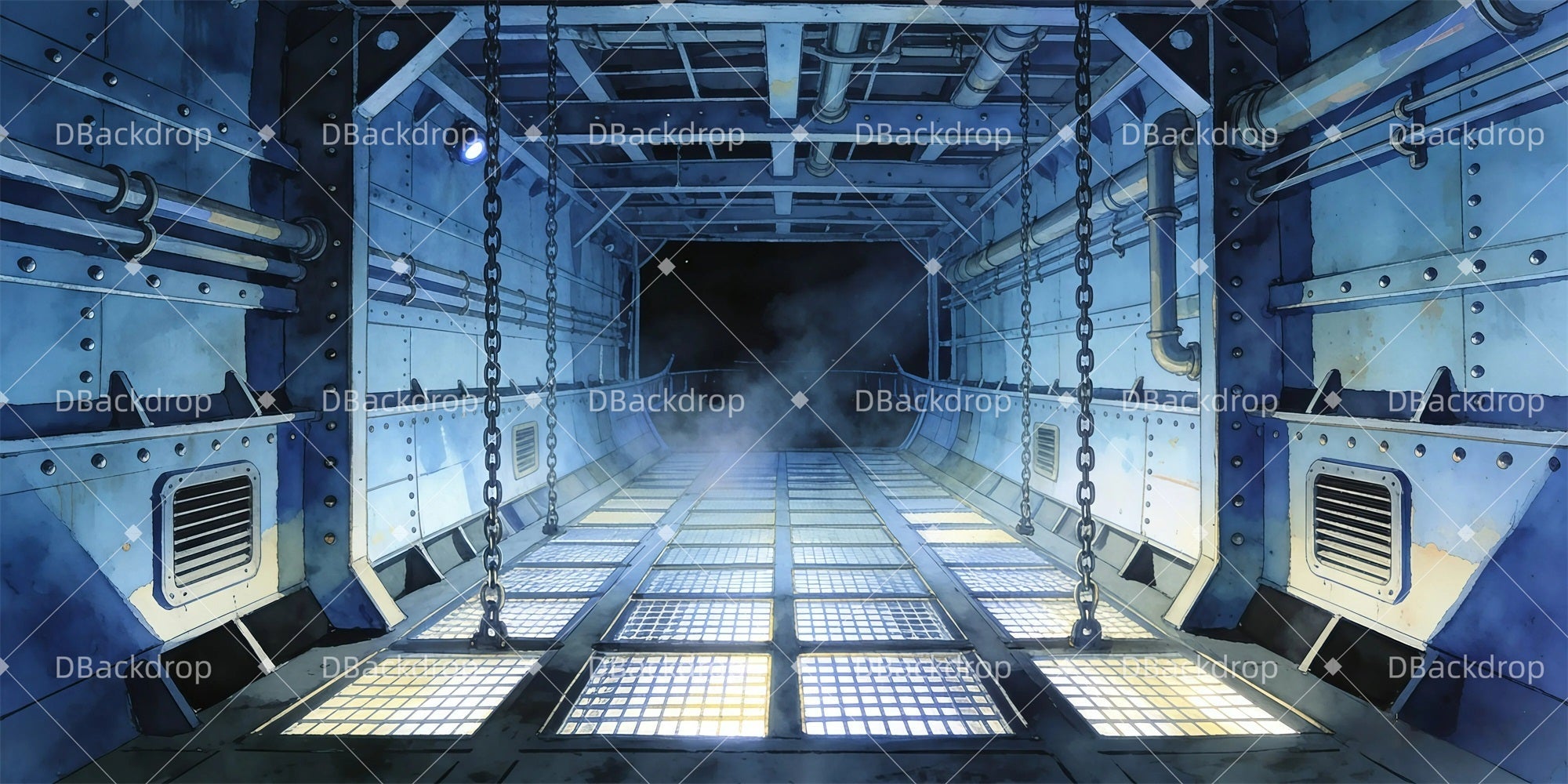 Stage Backdrops For Sale Transport Barge Theater Backdrop UK GQ61-T12