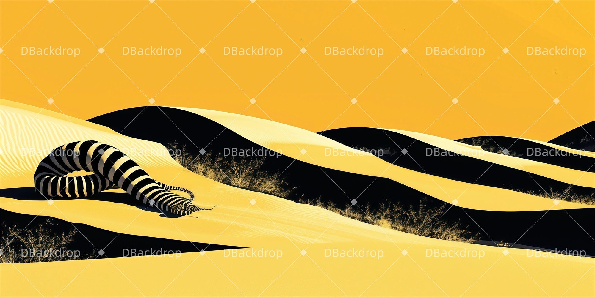 Movie Theater Backdrop Sandworm Desert Stage Scenery Backdrops UK GQ61-T5